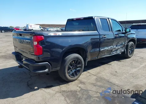 2023 Chevrolet Silverado 1500 4Wd Double Cab Standard Bed Custom из США, поврежденный, VIN 1GCRDBEK6PZ178972